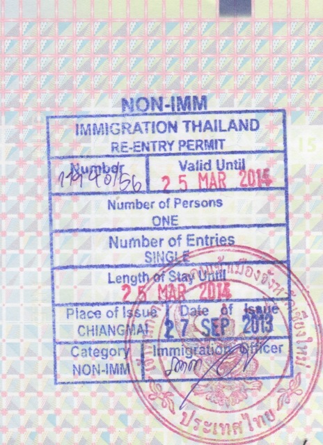 Further Notes On Visa To Thailand